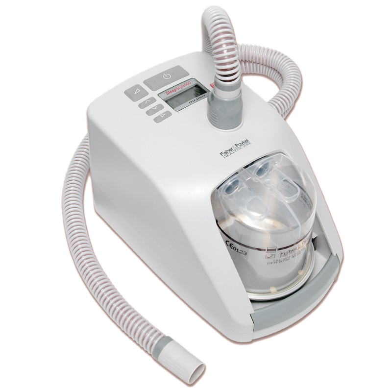 White CPAP with hose