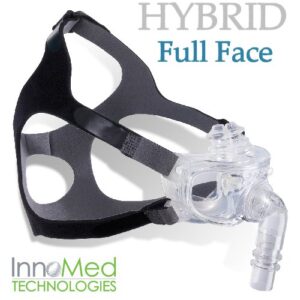 Hybrid Oral/Nasal Interface CPAP Mask with Headgear