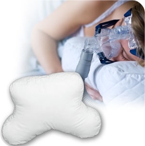PAPillow in use by a sleep apnea patient
