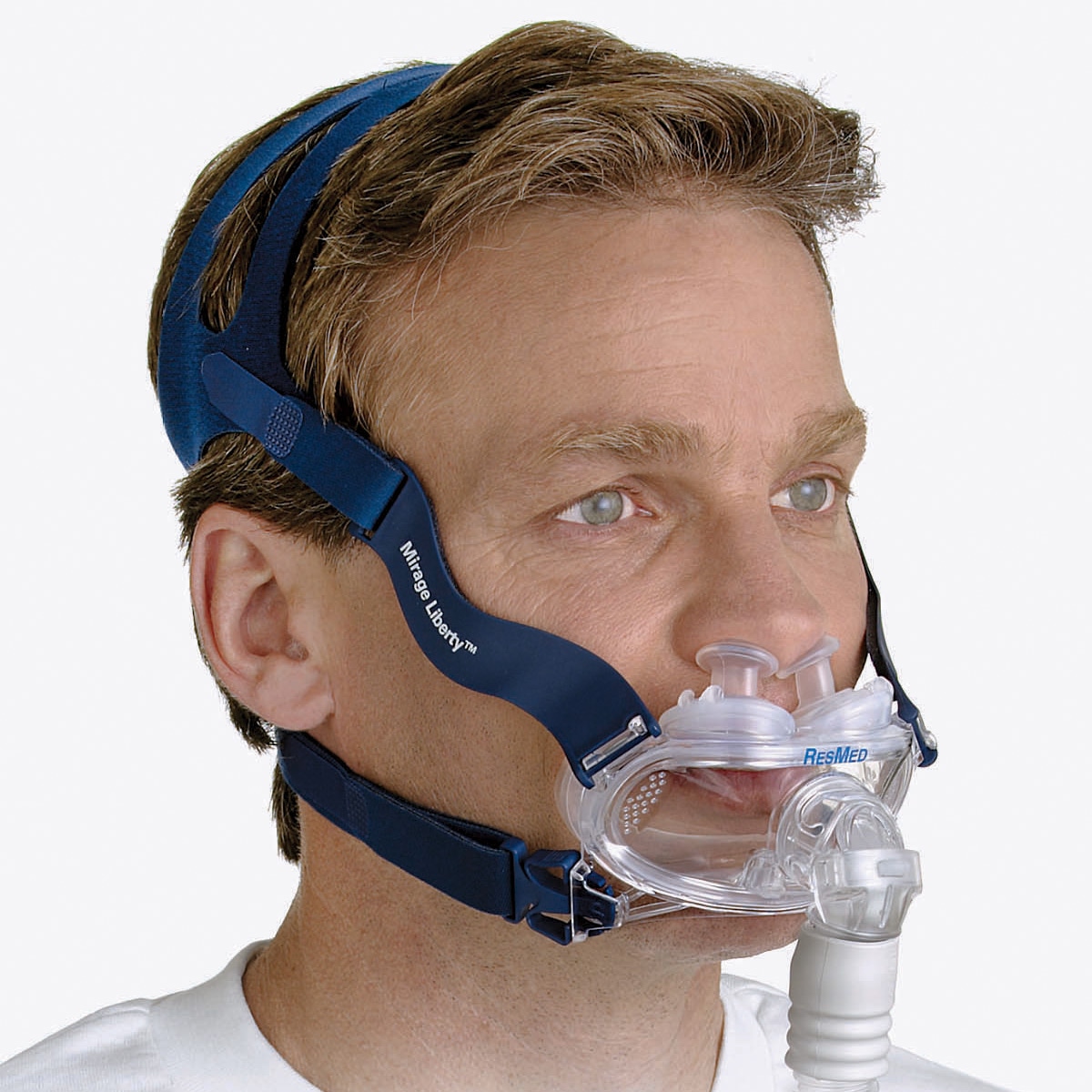 Mirage Liberty™ Full Face CPAP Mask with Nasal Pillows Headgear - SecondwindCPAP
