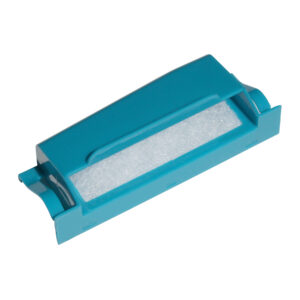 white filter in blue case