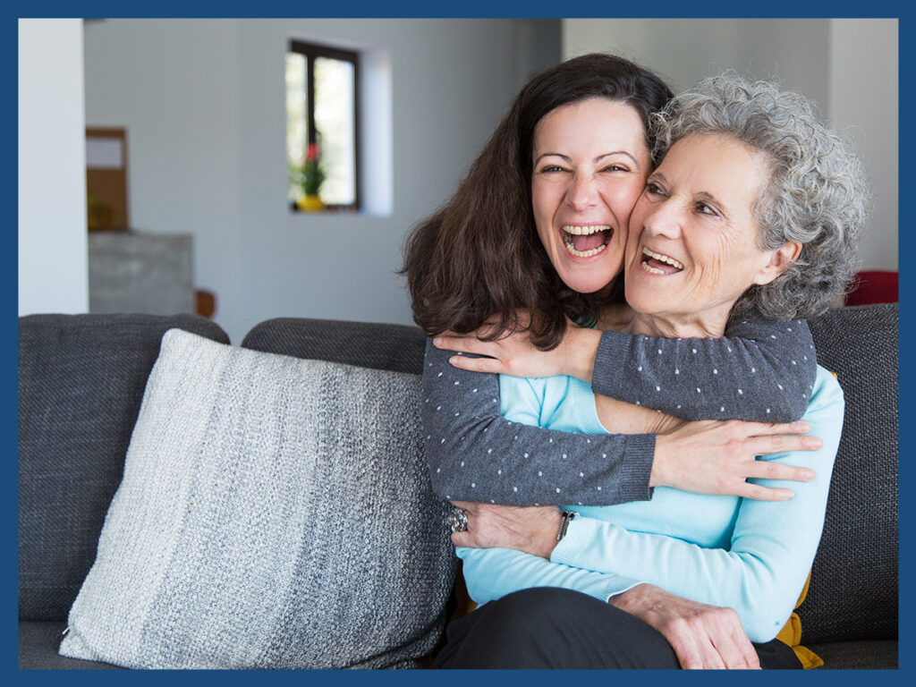 Image of a happy older woman