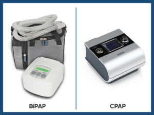 image of a BiPAP machine and a CPAP machine