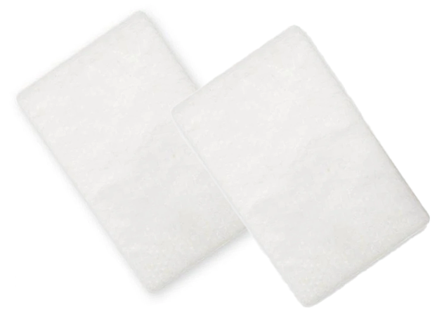 2 white filters with resmed device