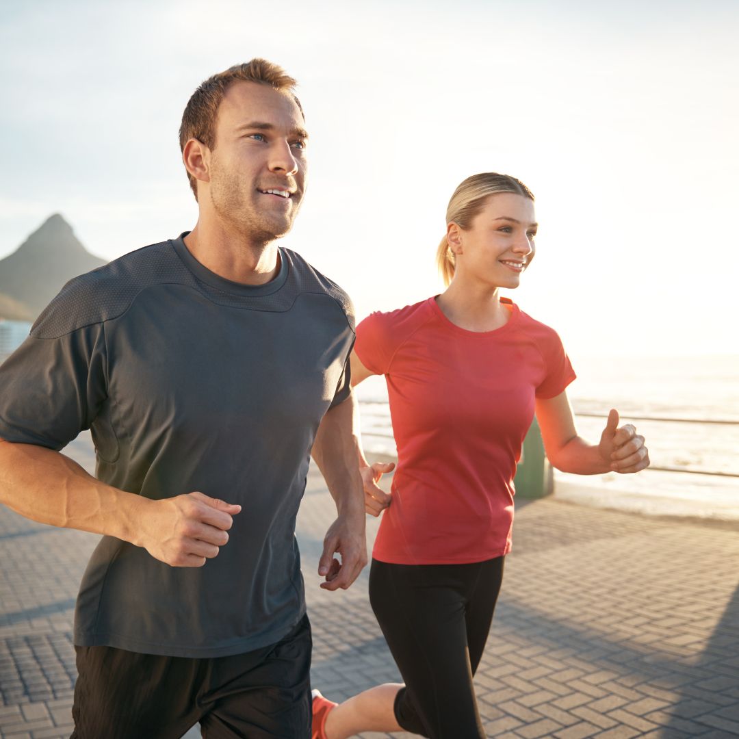 couple running