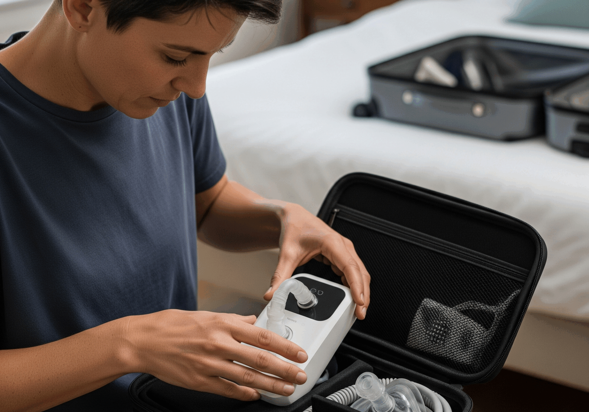 Travel Sized CPAP Machine Easy To Pack For Your Next Adventure 1
